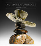 9" Oriental Inukshuk by Paul Bruneau