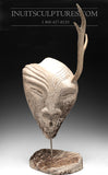 24" Masterpiece Whale Bone Sedna Face by world famous Billy Merkosak